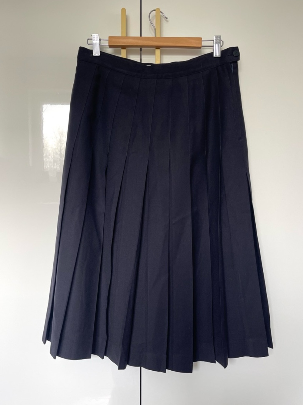 Mr. Jax for Liptons vintage pure virgin wool Pleated Skirt Large